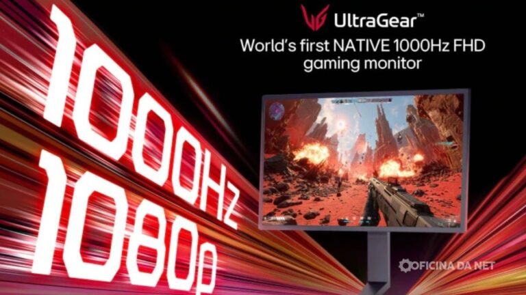 LG unveils the initial gamer monitor featuring Full HD resolution and a 1,000 Hz refresh rate.